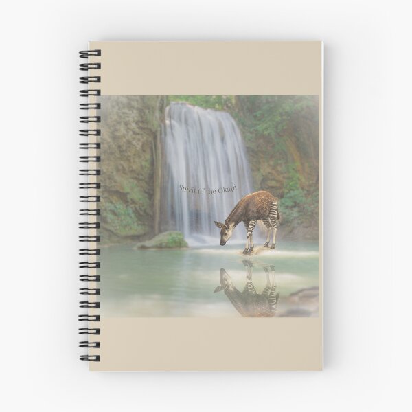 Item preview, Spirit of the Okapi – Reflection Wildlife Spirit Guide GeoWild Art designed and sold by GeoWild Designs.