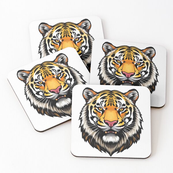 Item preview, Tiger Face – Wild Spirit Collection designed and sold by Simple Nature Studio.