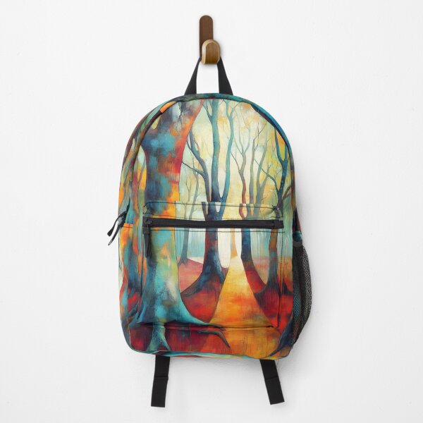Item preview, Vibrant Abstract Forest Tree Landscape designed and sold by Shoot-The-Moon.