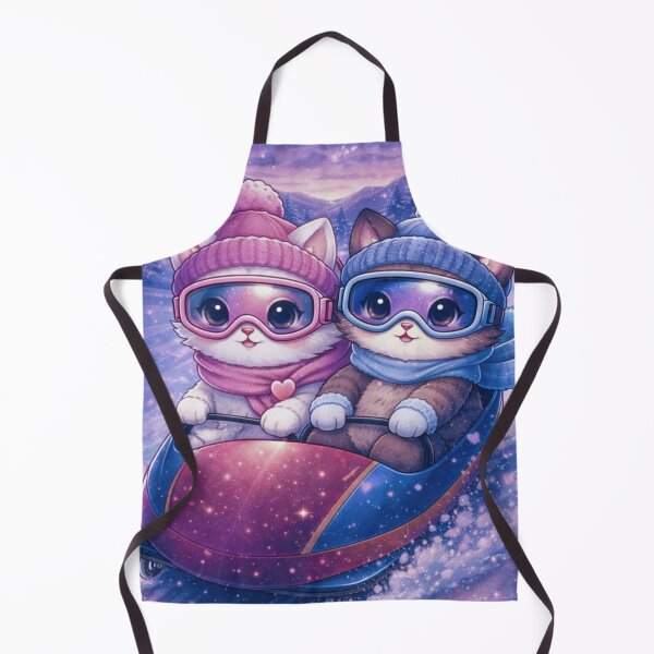 Item preview, Romantic Bobsled Cats - Kawaii Winter Adventure. designed and sold by Lylysun.