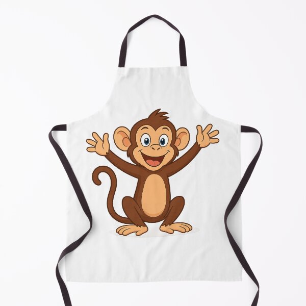 Item preview, Cute Cartoon Monkey Character | Kawaii Jungle Animal Sticker & T-Shirt Design designed and sold by ANiyati.