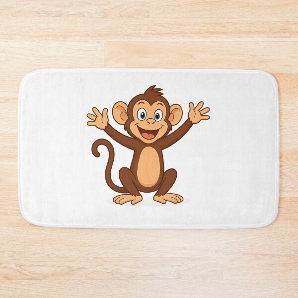 Item preview, Cute Cartoon Monkey Character | Kawaii Jungle Animal Sticker & T-Shirt Design designed and sold by ANiyati.