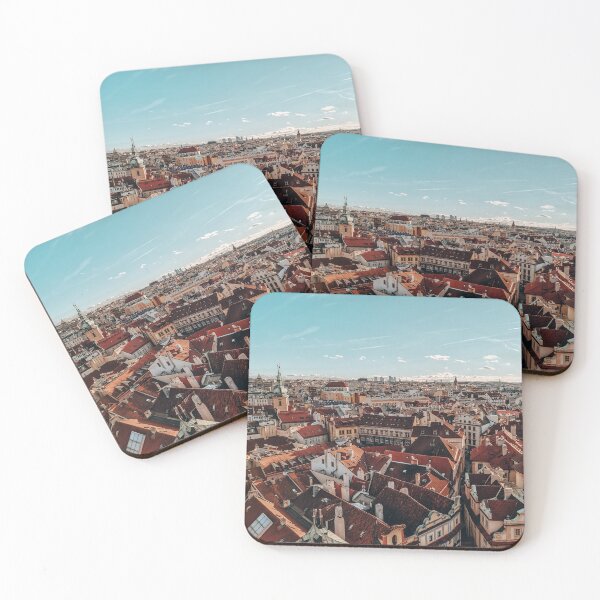Item preview, Prague Rooftops Panorama – Old Town Red Roof Skyline Travel Photography Print designed and sold by tiazre.