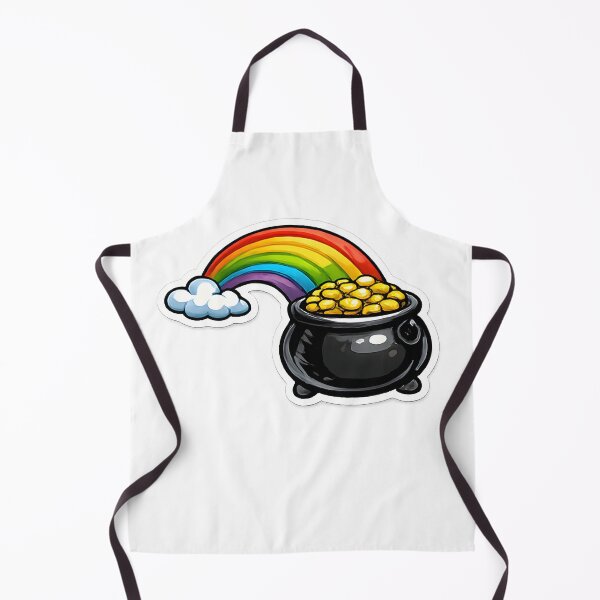 Item preview, Rainbow and Pot of Gold St Patricks Day Lucky Charm designed and sold by Inkoro.
