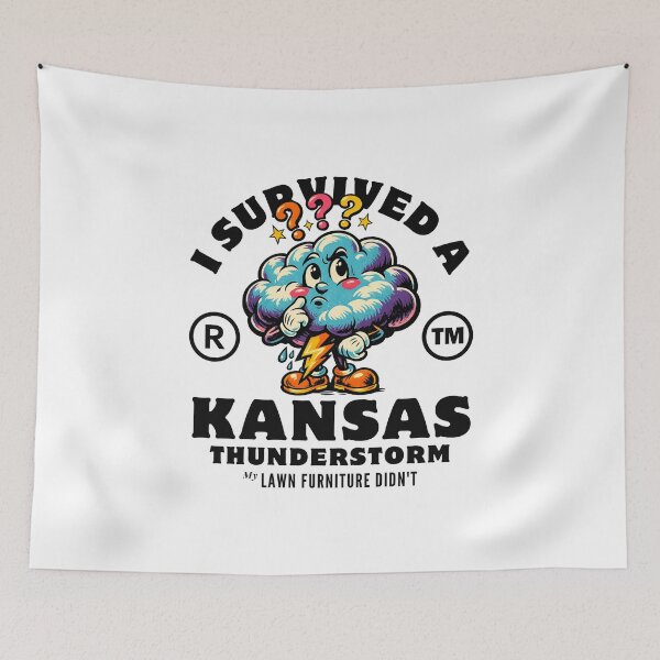 Item preview, I survived a Kansas thunderstorm designed and sold by Peerless-Prime.
