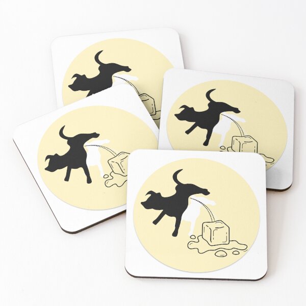 Item preview, Melt I C E Dog Whiz Yellow Background designed and sold by LilWildflowers.