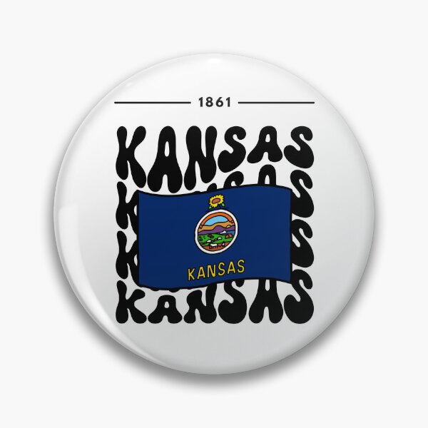 Item preview, Kansas flag USA designed and sold by Peerless-Prime.