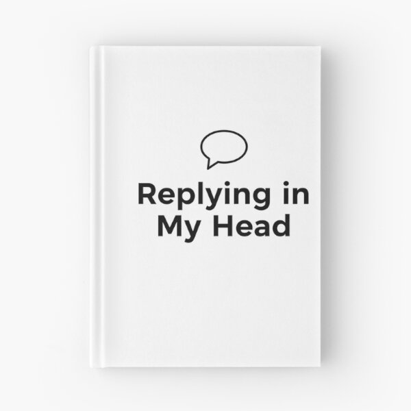 Item preview, Replying in My Head Funny Introvert Sarcastic Quote T-Shirt designed and sold by pixelandpalette.
