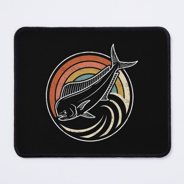 Artikelvorschau, Vintage Mahi Mahi Meeresangeln entworfen und verkauft von FreshVibe Prints.