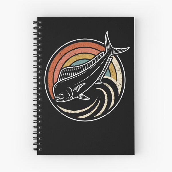 Item preview, Vintage Mahi Mahi Ocean Fishing designed and sold by FreshVibe Prints.