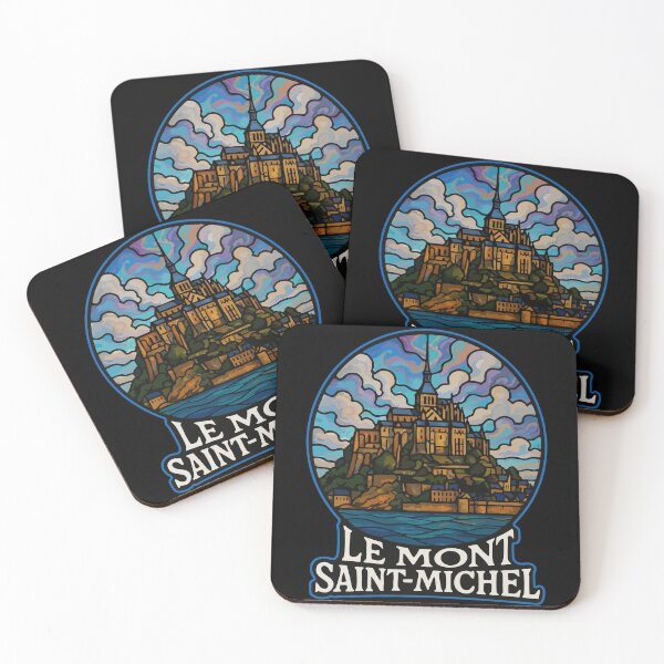 Item preview, Mont Saint Michel Travel Stained Glass designed and sold by TomFrontierArt.
