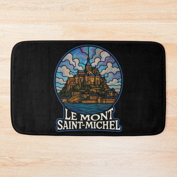 Item preview, Mont Saint Michel Travel Stained Glass designed and sold by TomFrontierArt.