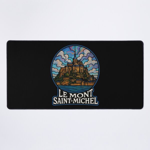 Item preview, Mont Saint Michel Travel Stained Glass designed and sold by TomFrontierArt.
