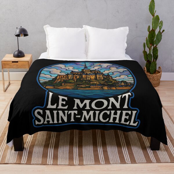 Item preview, Mont Saint Michel Travel Stained Glass designed and sold by TomFrontierArt.