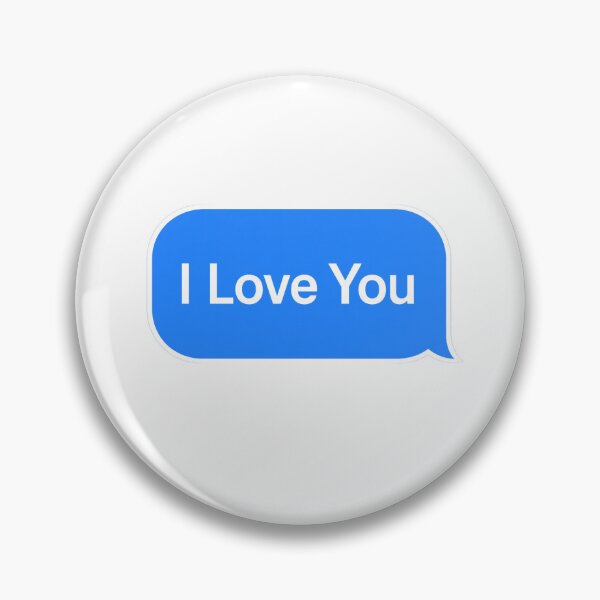 Item preview, I Love You iMessage Style designed and sold by ANiyati.
