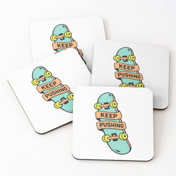 Item preview, Skateboard - Keep Pushing designed and sold by Mirandalab.