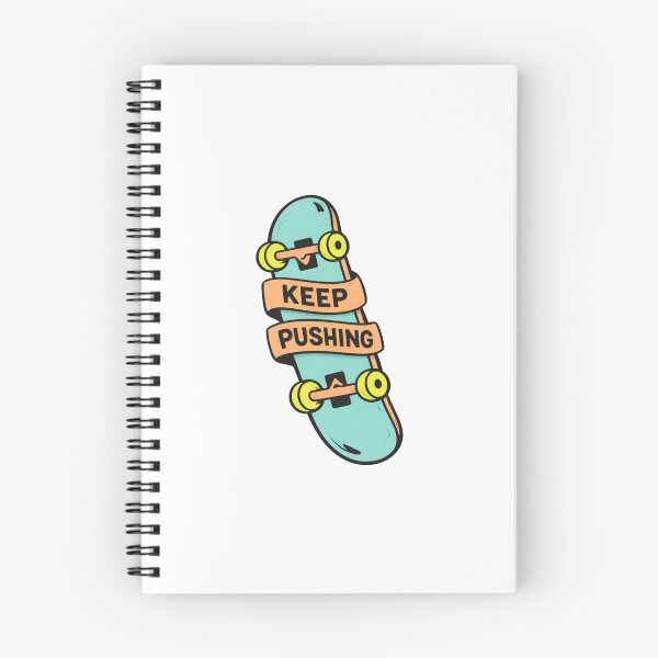 Item preview, Skateboard - Keep Pushing designed and sold by Mirandalab.