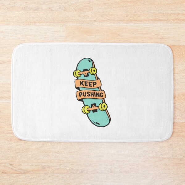 Item preview, Skateboard - Keep Pushing designed and sold by Mirandalab.