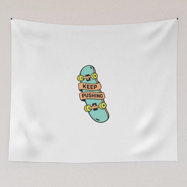 Item preview, Skateboard - Keep Pushing designed and sold by Mirandalab.