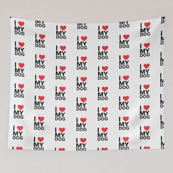 Item preview, I Love My Dog – Minimal Typography designed and sold by ANiyati.