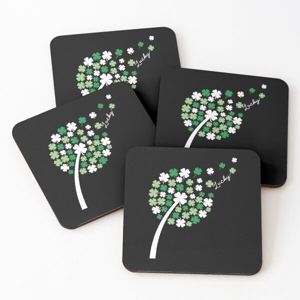 Item preview, Retro Vintage Flower Dandelion St Patrick's Day Shamrock designed and sold by FreshVibe Prints.