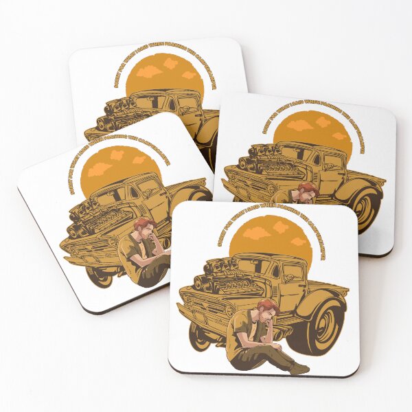 Item preview, Funny Camping RV Parking Apology Vintage Truck  designed and sold by SP Street Print.