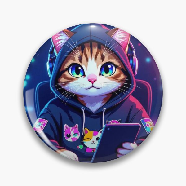 Item preview, Kwai cat in the Dolled Up Studio – Gen Z Streaming Mood designed and sold by FotoworldEdel.