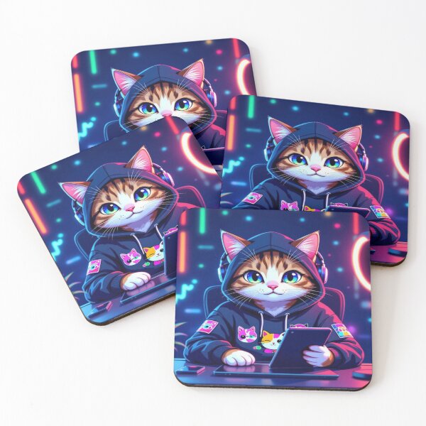 Item preview, Kwai cat in the Dolled Up Studio – Gen Z Streaming Mood designed and sold by FotoworldEdel.