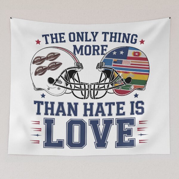 Item preview, The Only Thing More Powerful Than Hate Is Love Stadium Unity Concept designed and sold by Uglyandcute.