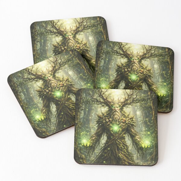 Item preview, Ancient Forest Druid – Nature Spirit Guardian Fantasy Art designed and sold by DrakariArt.