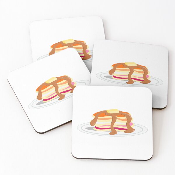 Item preview, Stack of Pancakes Lesbian Pride Flag designed and sold by HarveyHandcraftsandDesigns.