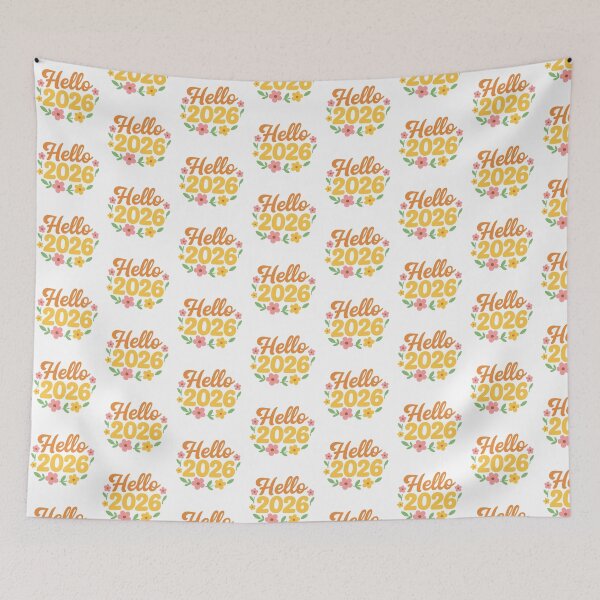 Item preview, Hello 2026 – Retro Vibes Edition designed and sold by ANiyati.