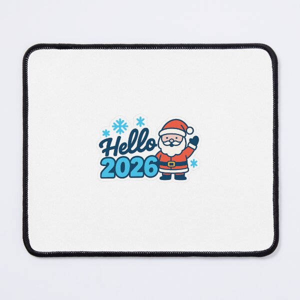 Item preview, Hello 2026 – Santa & Snowflakes Edition designed and sold by ANiyati.
