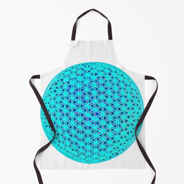 Item preview, Neon blue flower of life, scared geometry, zen life  designed and sold by hollycooper.