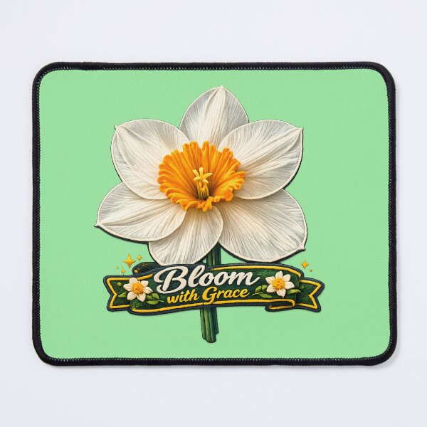 Item preview, Bloom With Grace Daffodil Patch designed and sold by Mastermind-Art.