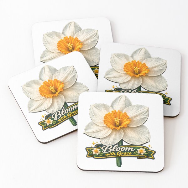 Item preview, Bloom With Grace Daffodil Patch designed and sold by Mastermind-Art.