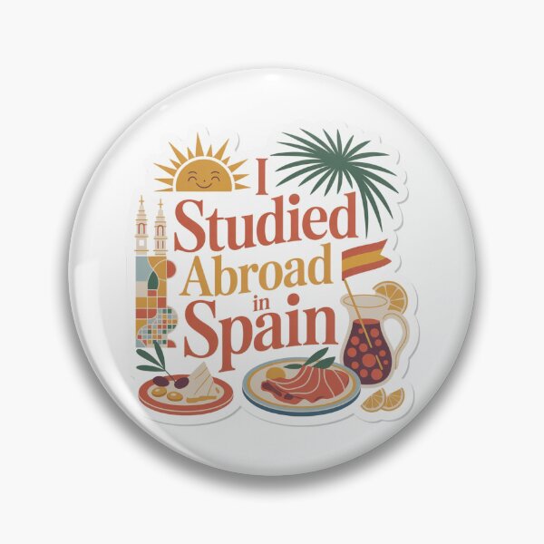 Item preview, I Studied Abroad in Spain Sticker designed and sold by user0110055.