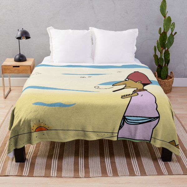 Item preview, "Ancient Egyptian Figure with Pyramids and Sunset" designed and sold by nighttime1990.