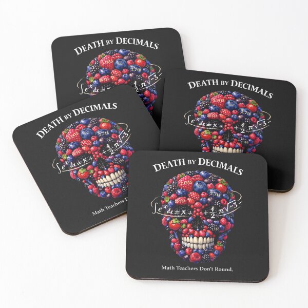 Item preview, Berry Skull Math Art – Strawberry Blueberry Nerd Design designed and sold by Pawsome Quotes.