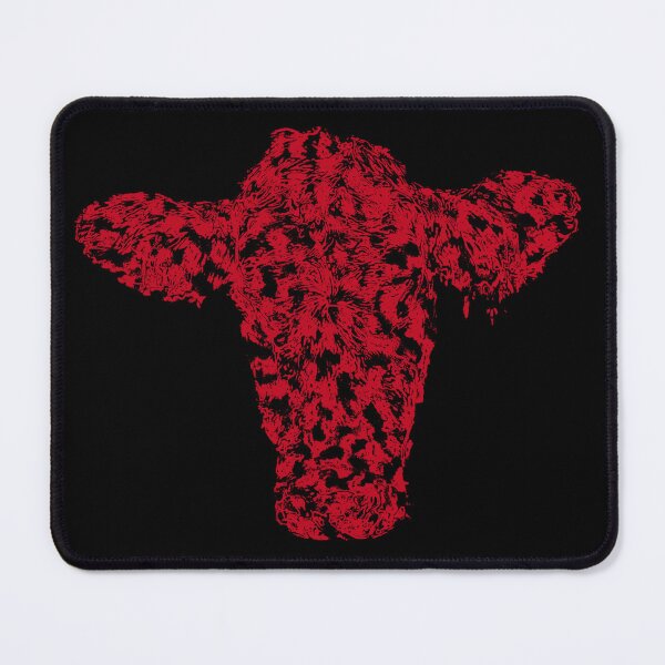 Item preview, Cow head in red color designed and sold by pixperienz4u.