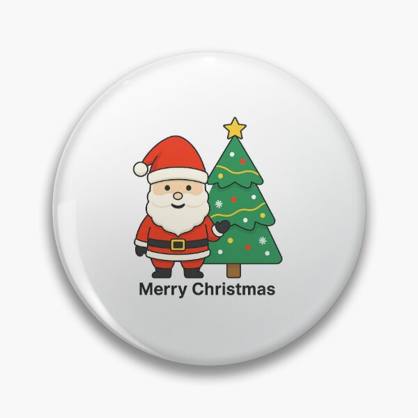 Item preview, Minimal Santa Claus – Full Body with Christmas Tree designed and sold by ANiyati.