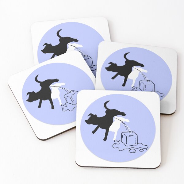 Item preview, Melt I C E Dog Whiz Lavender Blue Background designed and sold by LilWildflowers.