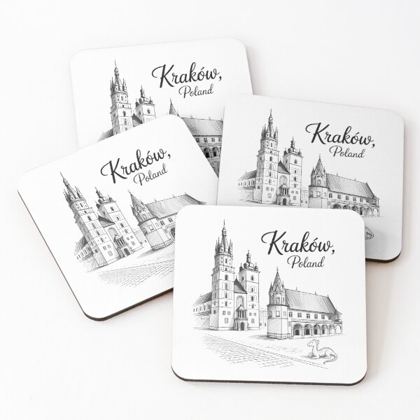 Item preview, Krakow Poland Wawel Dragon Sketch designed and sold by MadCatPrints.