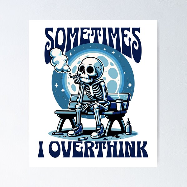 Item preview, Skeleton Thinker  designed and sold by Dreambigdigital.
