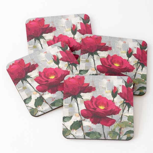 Item preview, Crimson Energy – Abstract Red Roses designed and sold by daila70.