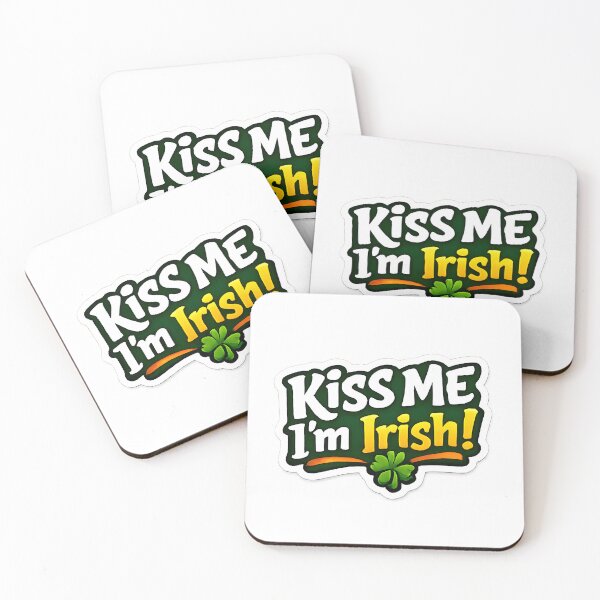 Item preview, Kiss Me I’m Irish St Patricks Day Funny Green Typography designed and sold by Inkoro.