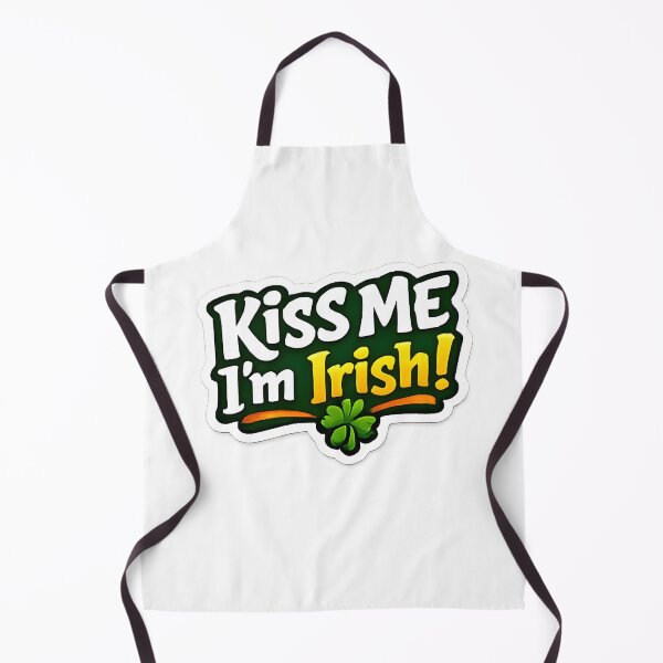 Item preview, Bésame, soy irlandés, tipografía verde divertida del Día de San Patricio designed and sold by Inkoro.