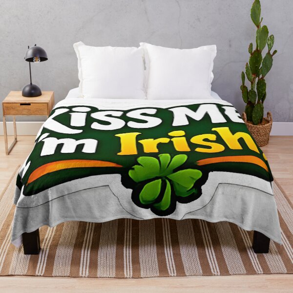 Item preview, Kiss Me I’m Irish St Patricks Day Funny Green Typography designed and sold by Inkoro.