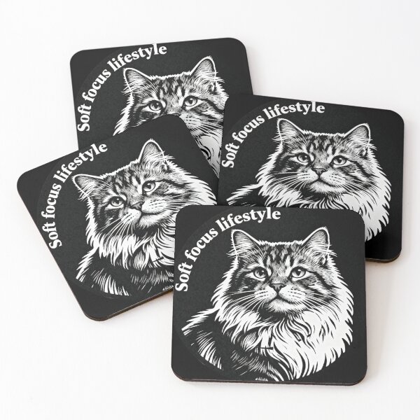 Item preview, Soft Chaos Lifestyle Cat – Minimalist Black and White Engraved Illustration designed and sold by CatVibesStudio.