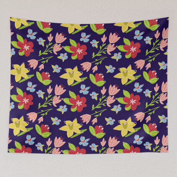 Item preview, Twilight Garden Jubilee  Whimsical Floral Pattern designed and sold by studioaudrea.